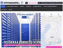 Tablet Screenshot of cityvarasto.fi